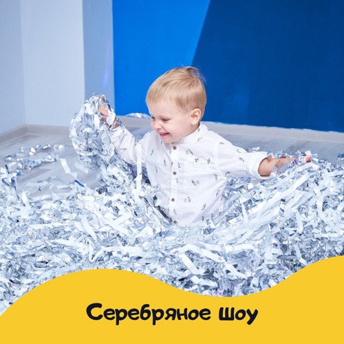 Детская дискотека с Серебряным шоу и фольгированными лентами на день рождения